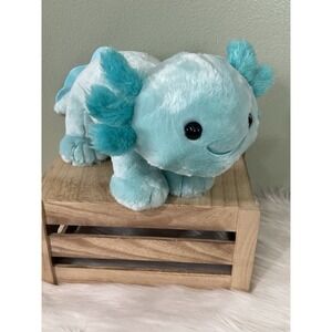 Build A Bear Axoltol Mint Green Stuffed Animal Gently Used Plush Cute Amphibian